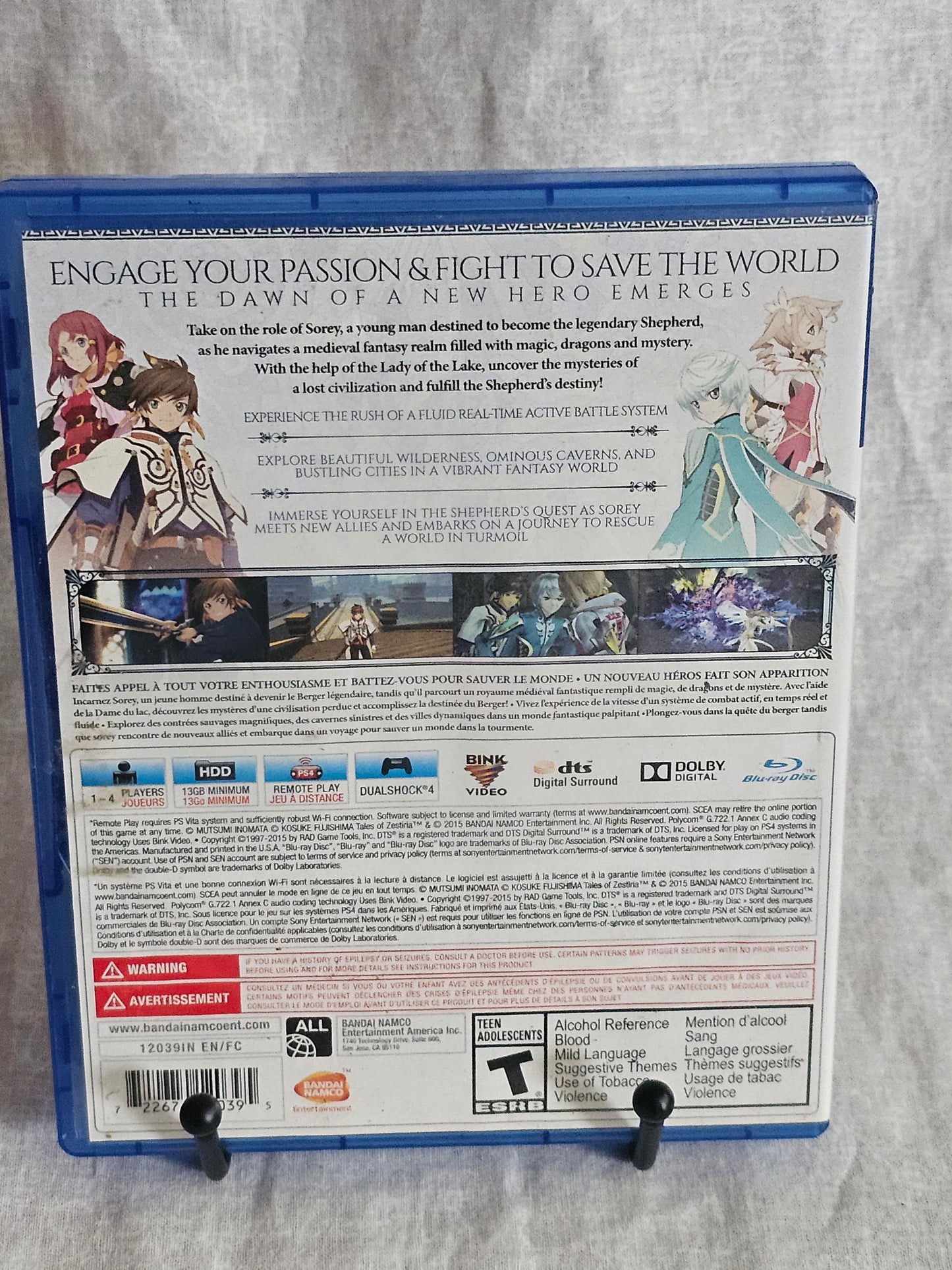 Tales of Zestiria (Sony PlayStation 4, 2015)