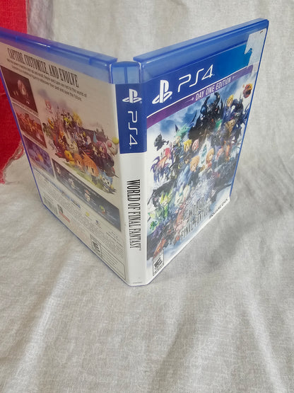 World Of Final Fantasy (Sony PlayStation 4, 2016) PS4 Complete Disc Very Good
