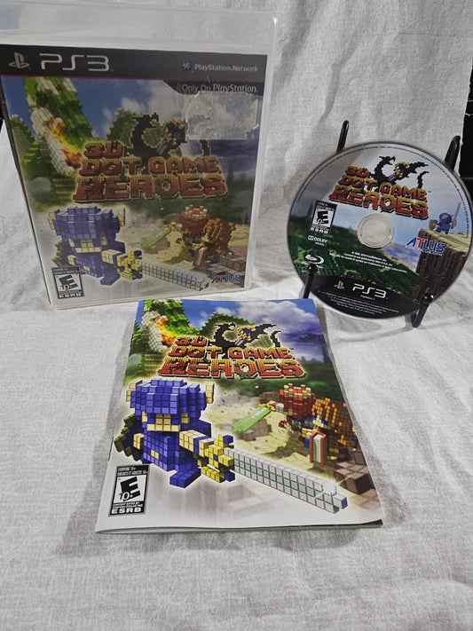 3D Dot Game Heroes [Sony PS3, PlayStation 3, 2010] Complete