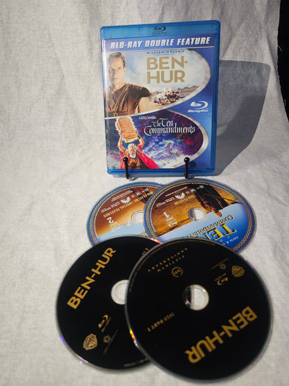 Ben-Hur / the Ten Commandments (Blu-ray) Adventure Drama Action Movie 1956 1959