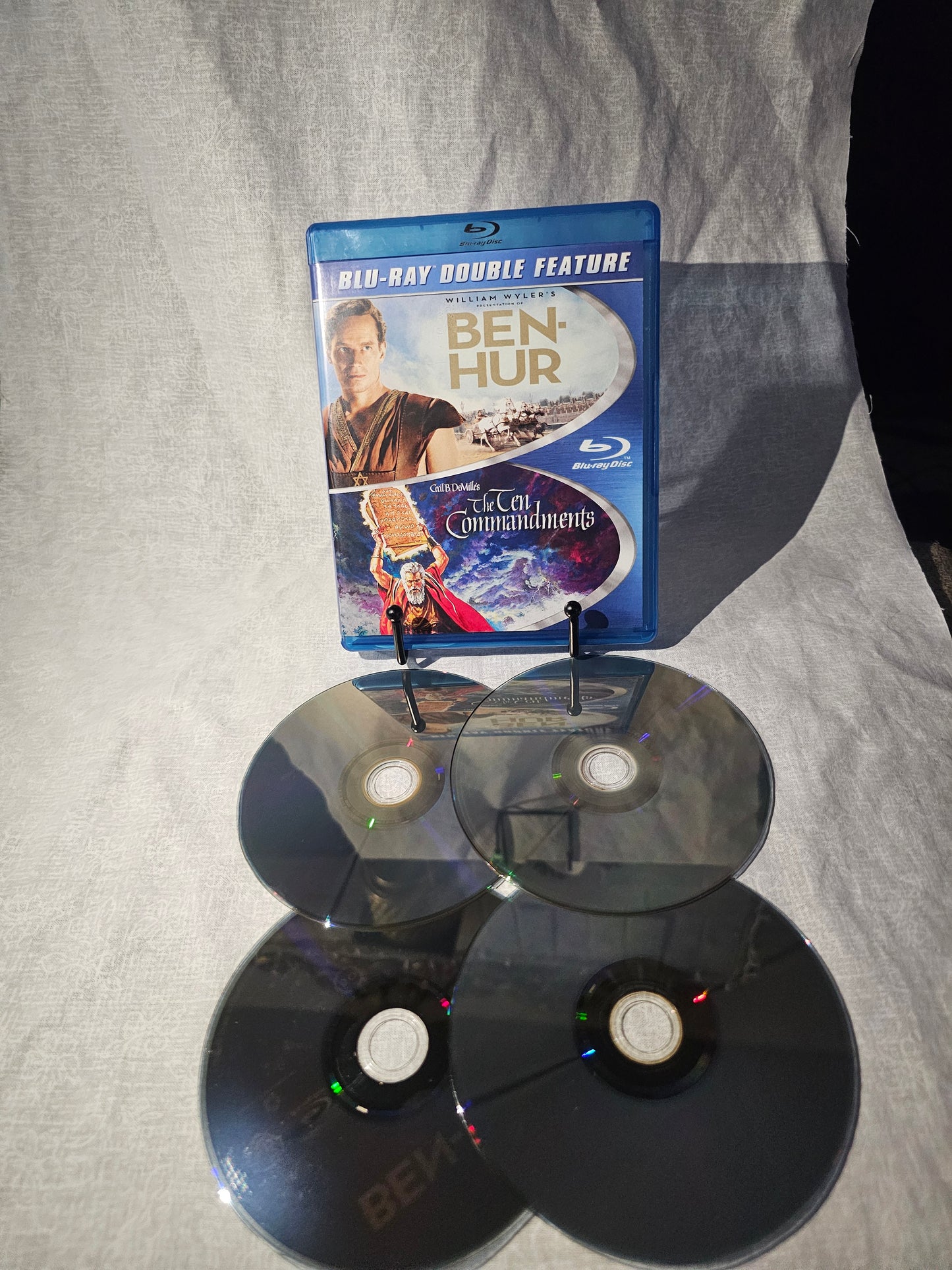 Ben-Hur / the Ten Commandments (Blu-ray) Adventure Drama Action Movie 1956 1959