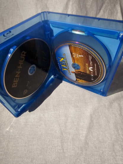 Ben-Hur / the Ten Commandments (Blu-ray) Adventure Drama Action Movie 1956 1959