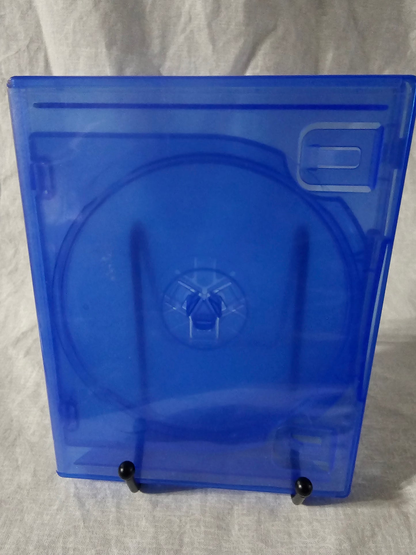 Blue Double Discs Case Game Cover Replacement Case For PlayStation 4 PS4 Mint