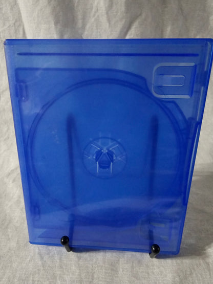 Blue Double Discs Case Game Cover Replacement Case For PlayStation 4 PS4 Mint