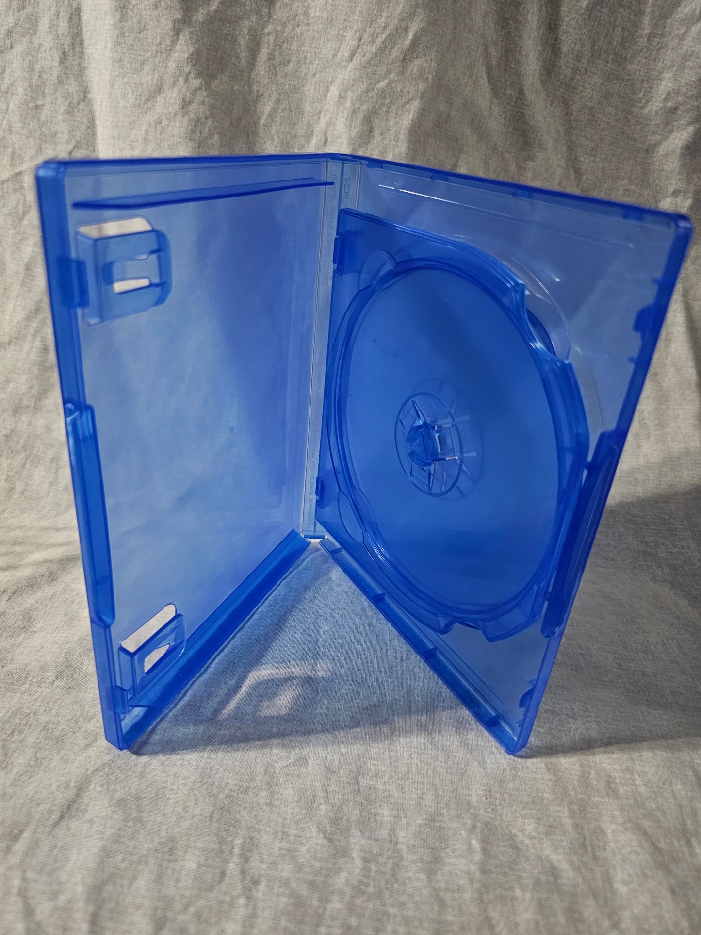Blue Double Discs Case Game Cover Replacement Case For PlayStation 4 PS4 Mint