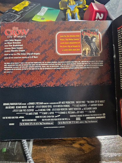 The Crow City of Angels Soundtrack CD Deftones Hole Korn Comic Insert MH-62047-2