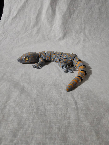 Gecko Fidget Articulated Desk Buddy Home Décor Educational School Handmade New 2 Pack