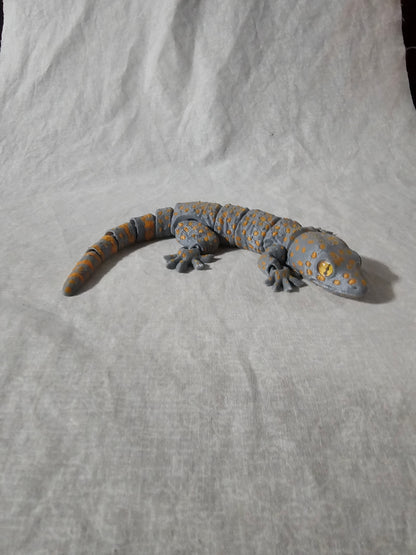 Gecko Fidget Articulated Desk Buddy Home Décor Educational School Handmade New 2 Pack