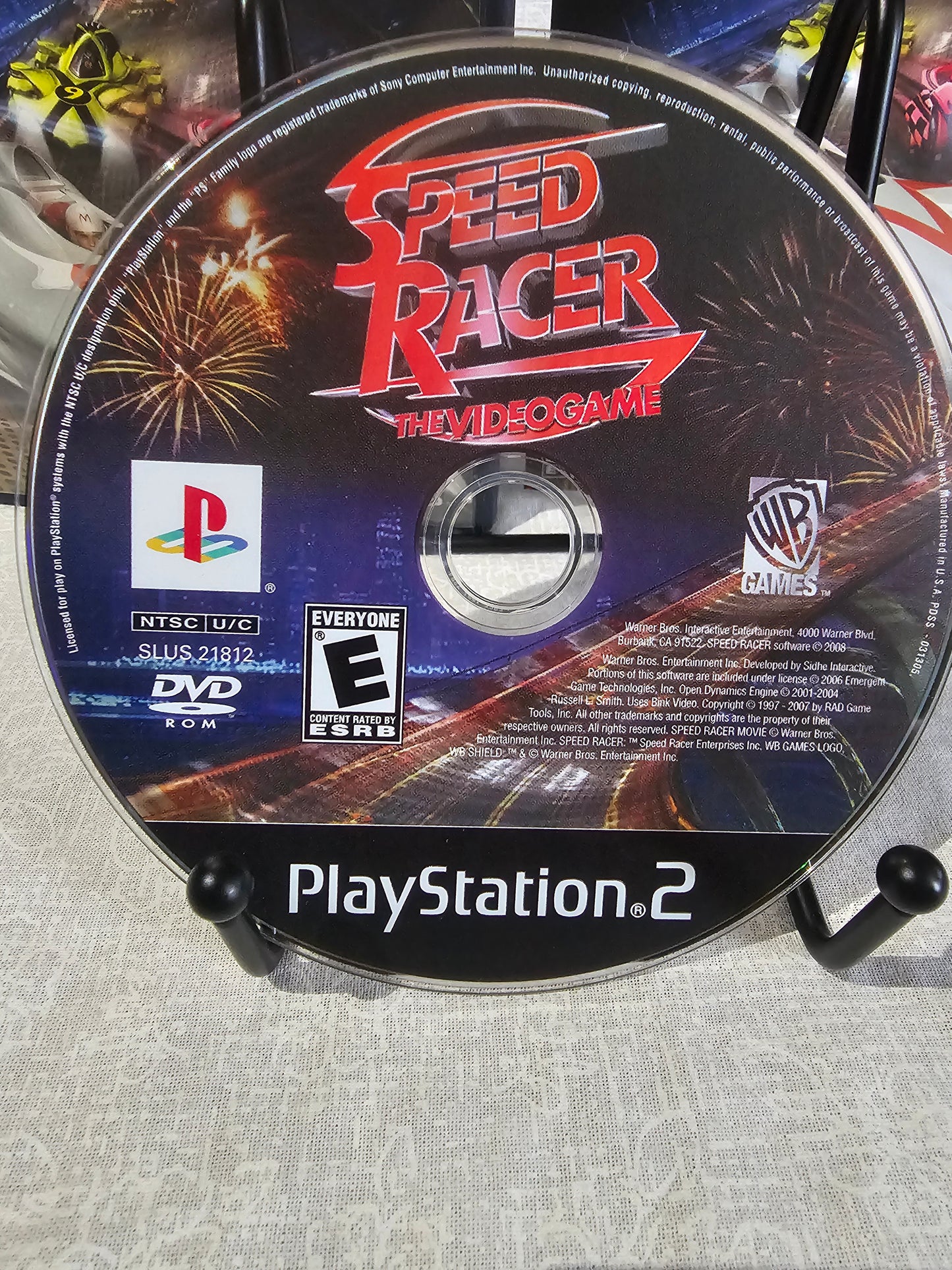 Speed Racer: The Videogame / PlayStation 2 PS2 / CIB With Manual Disc Very Good