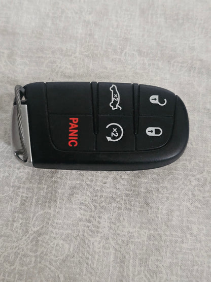 Oem Electronic 5 Button Remote Start Key Fob For 2019-2023 Chrysler 300 Untested