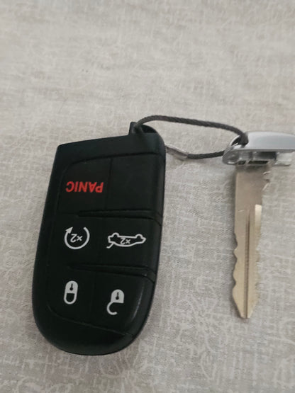 Oem Electronic 5 Button Remote Start Key Fob For 2019-2023 Chrysler 300 Untested