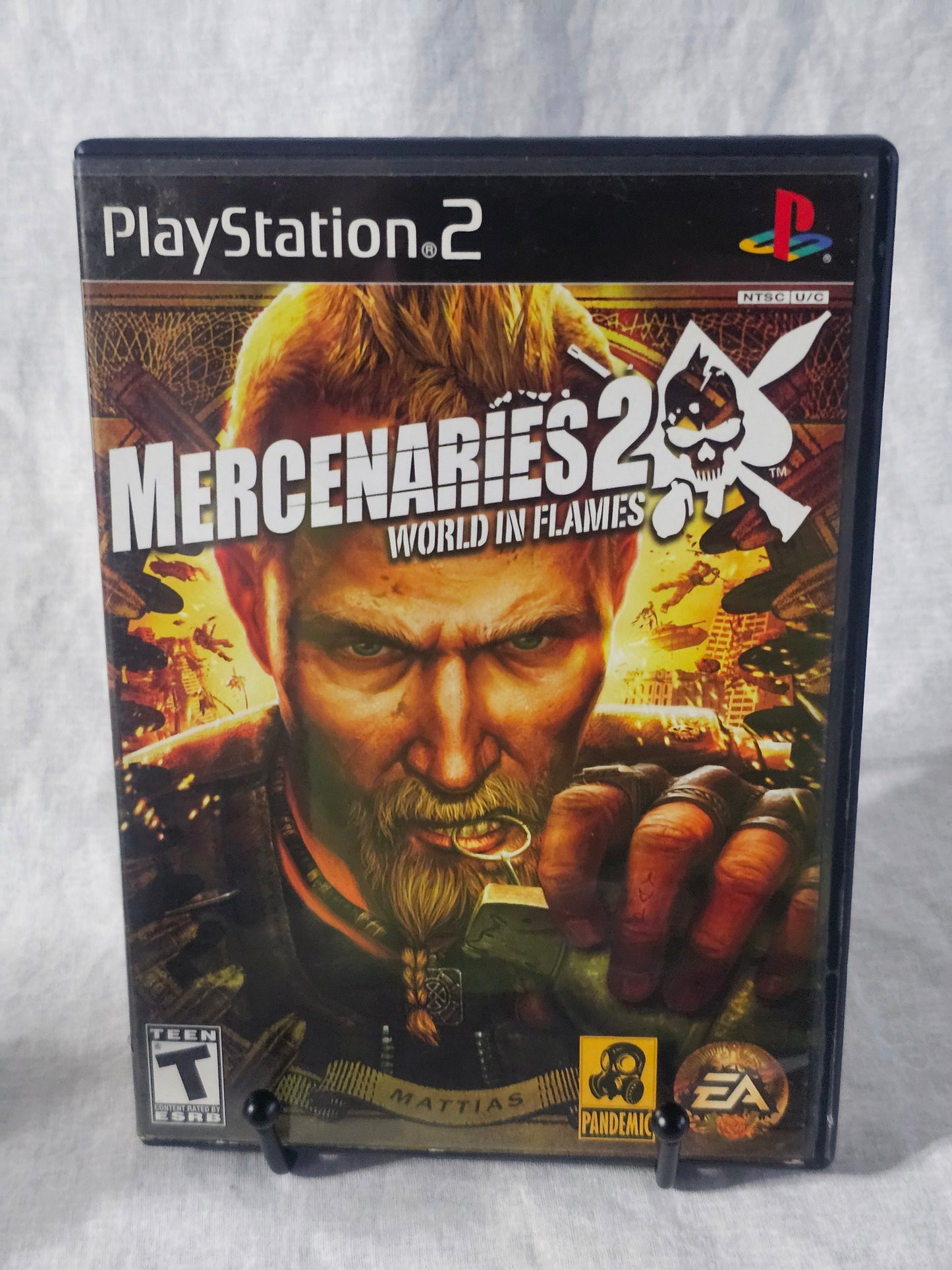 Mercenaries 2: World in Flames (Sony PlayStation 2, 2008) Complete Tested