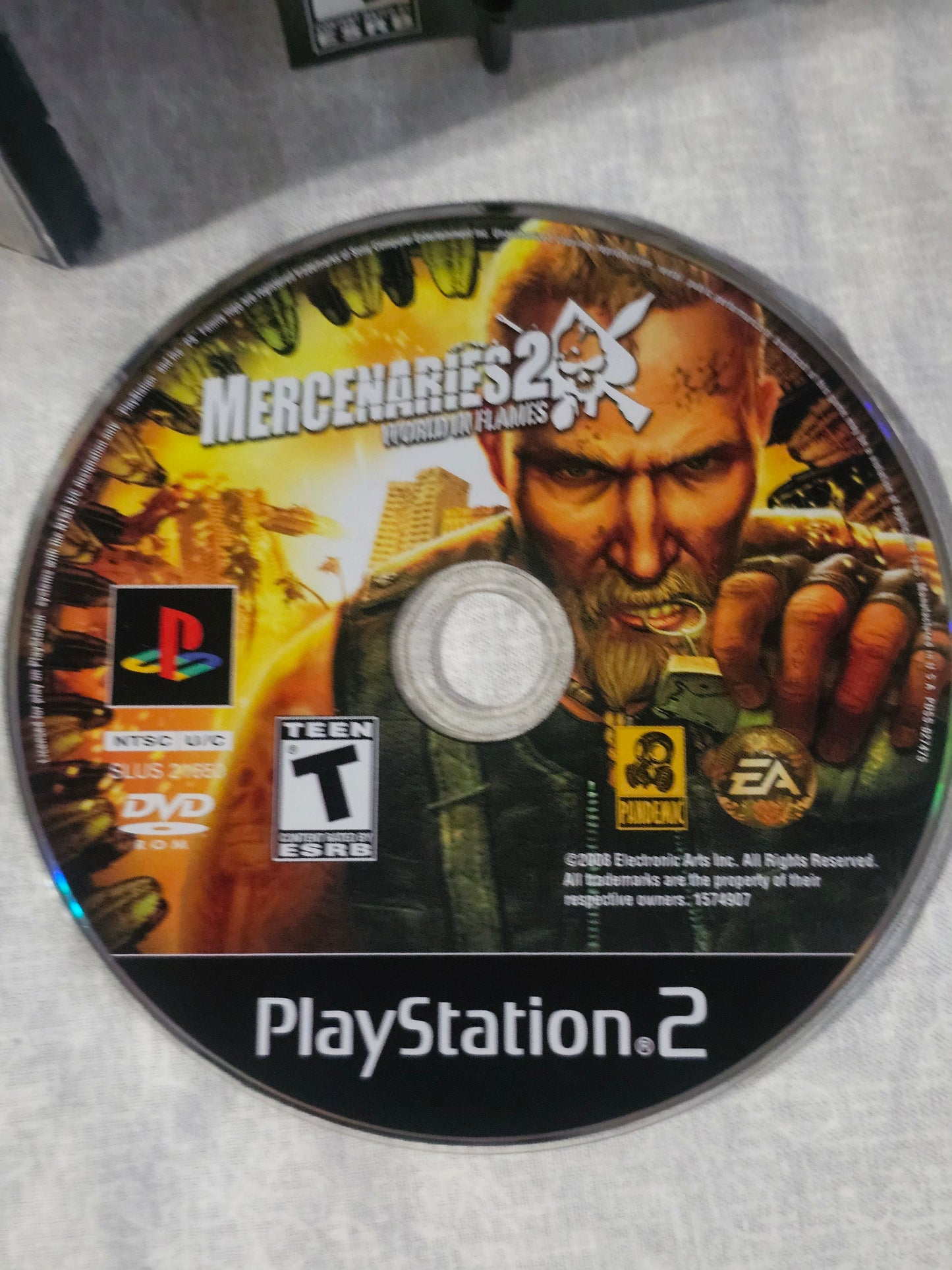 Mercenaries 2: World in Flames (Sony PlayStation 2, 2008) Complete Tested