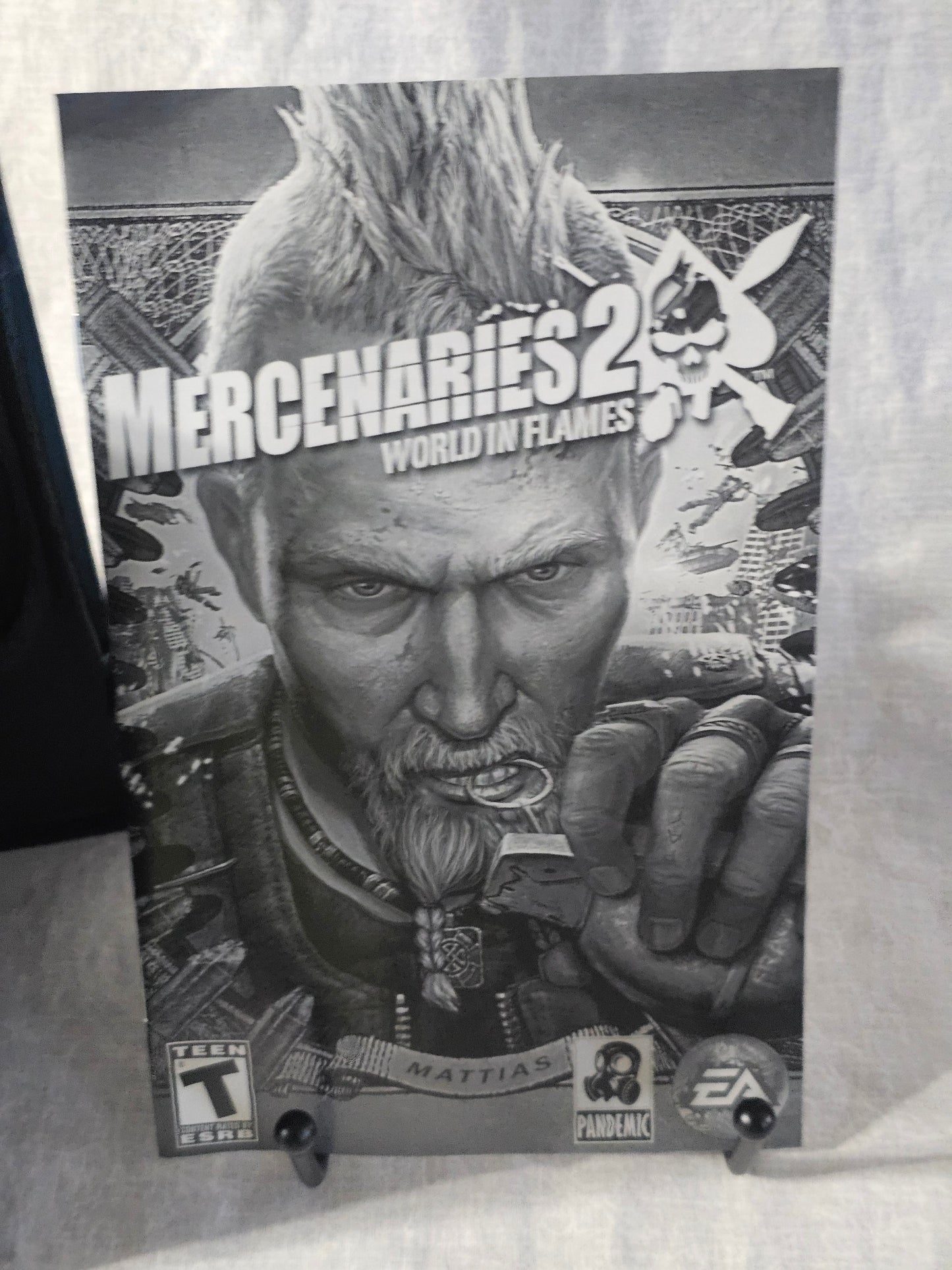 Mercenaries 2: World in Flames (Sony PlayStation 2, 2008) Complete Tested