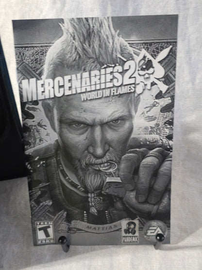 Mercenaries 2: World in Flames (Sony PlayStation 2, 2008) Complete Tested