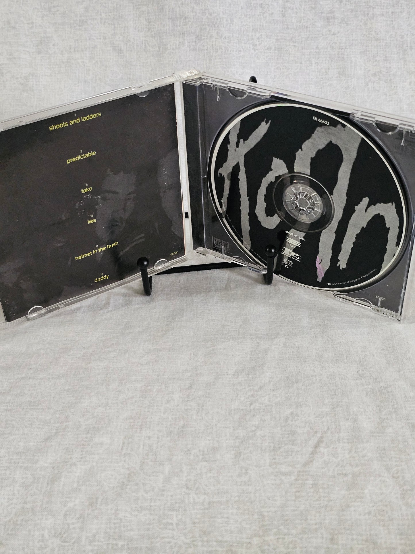 Korn Self Titled Debut CD 1994 Epic EK 66633 Jonathan Davis Brian Welch Munky