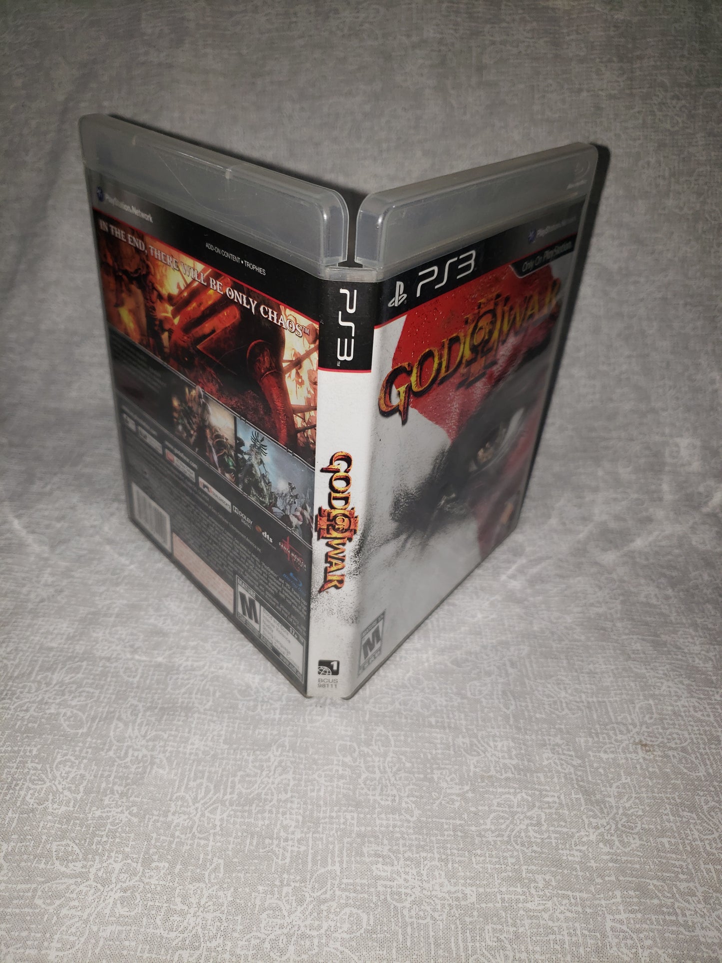 God of War III 3 PS3 (Sony PlayStation 3, 2010) CIB Complete