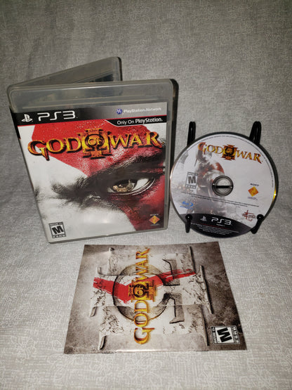 God of War III 3 PS3 (Sony PlayStation 3, 2010) CIB Complete