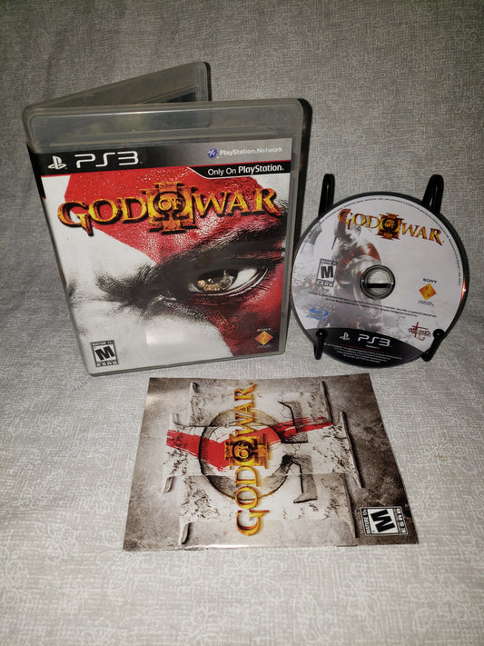 God of War III 3 PS3 (Sony PlayStation 3, 2010) CIB Complete