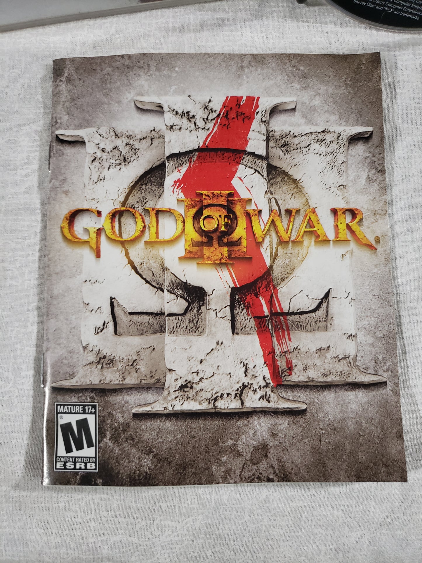 God of War III 3 PS3 (Sony PlayStation 3, 2010) CIB Complete