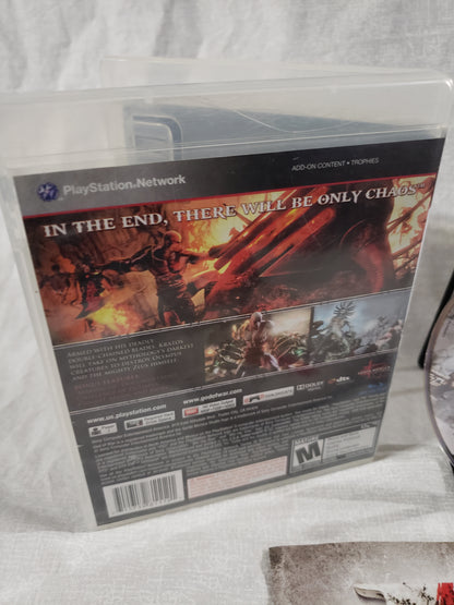 God of War III 3 PS3 (Sony PlayStation 3, 2010) CIB Complete