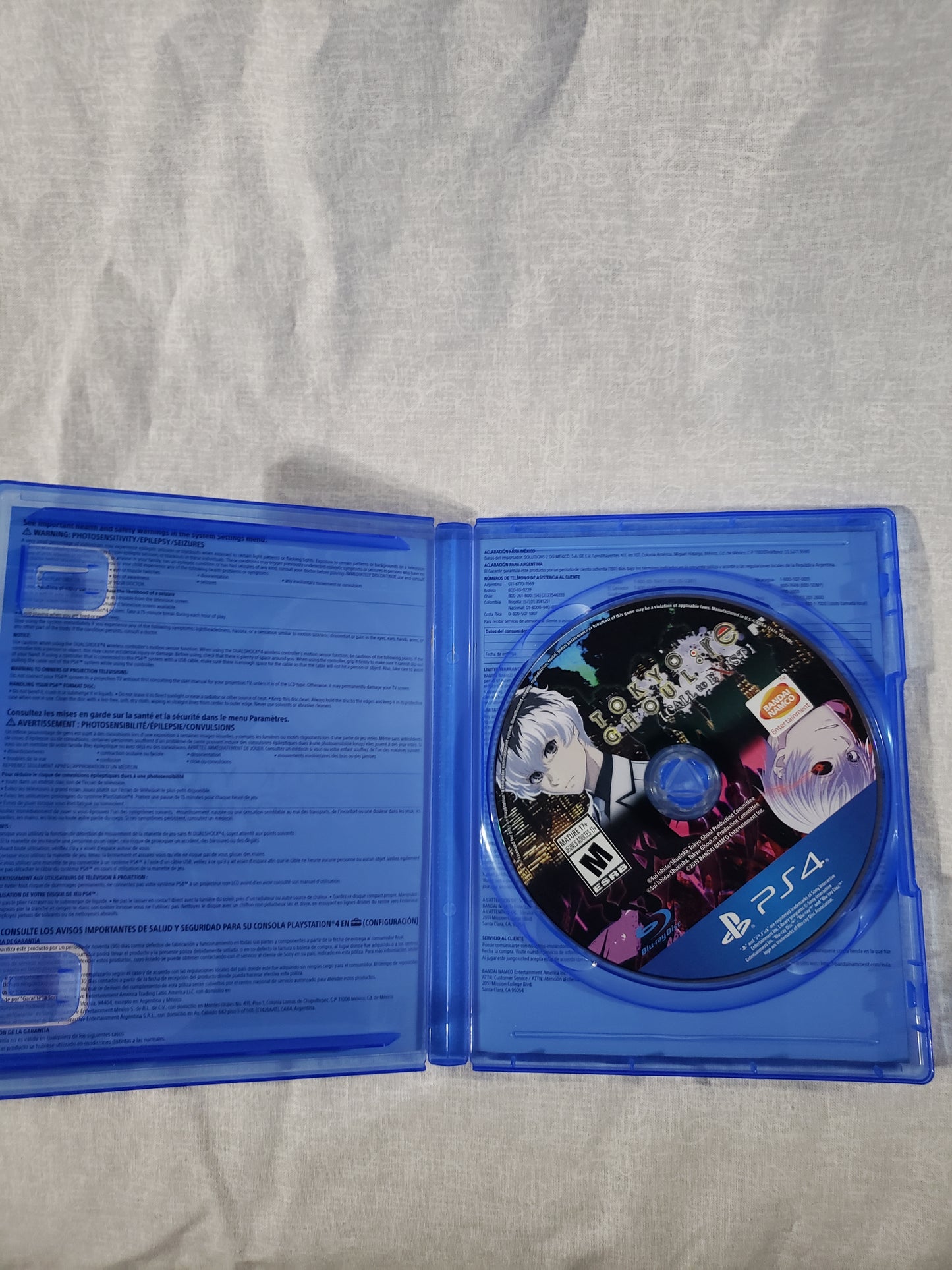 Tokyo Ghoul: Re Call to Exist (PlayStation 4, 2019) Complete Near Mint 2103928