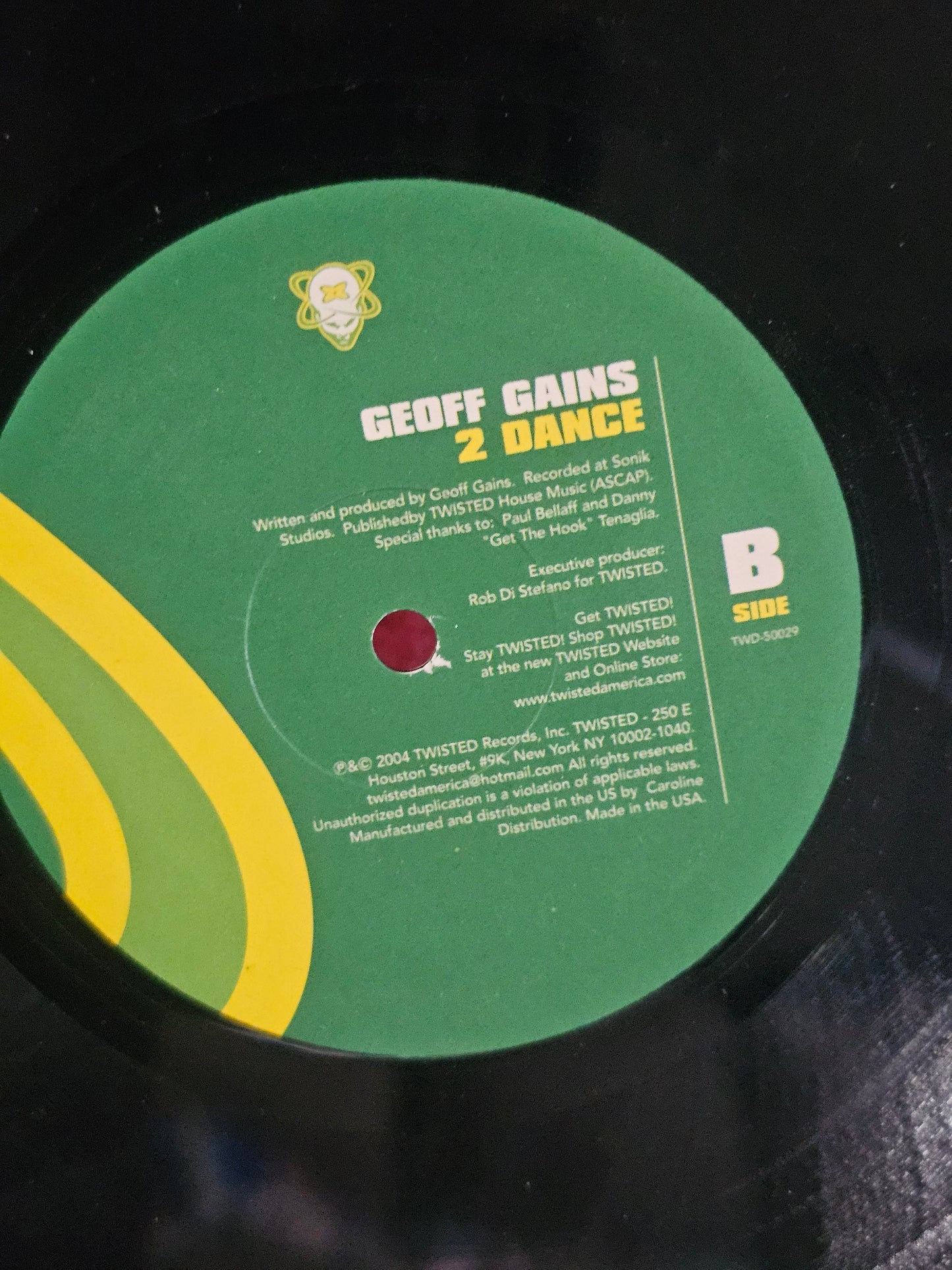 Supercumbo EDM HOUSE Vinyl 12" UK Import Geoff Gains 2004 2 Dance Tribal Patrol