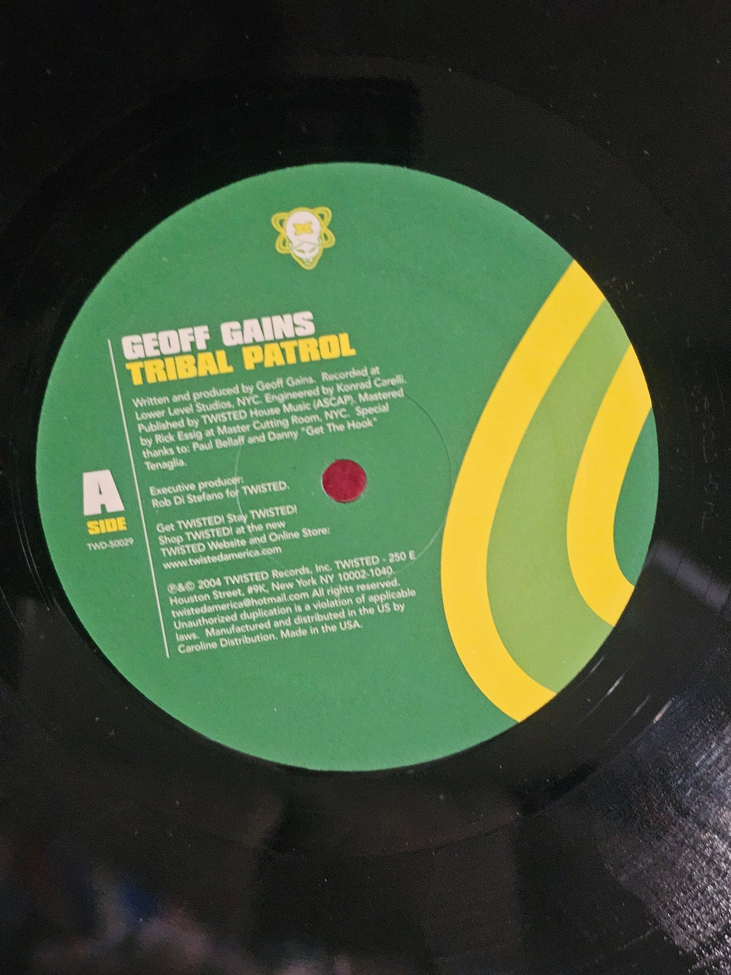 Supercumbo EDM HOUSE Vinyl 12" UK Import Geoff Gains 2004 2 Dance Tribal Patrol