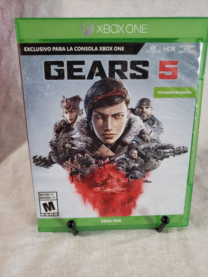Gears 5 Xbox One Game CIB Totalmente En Espanol In Spanish Language Audio Only