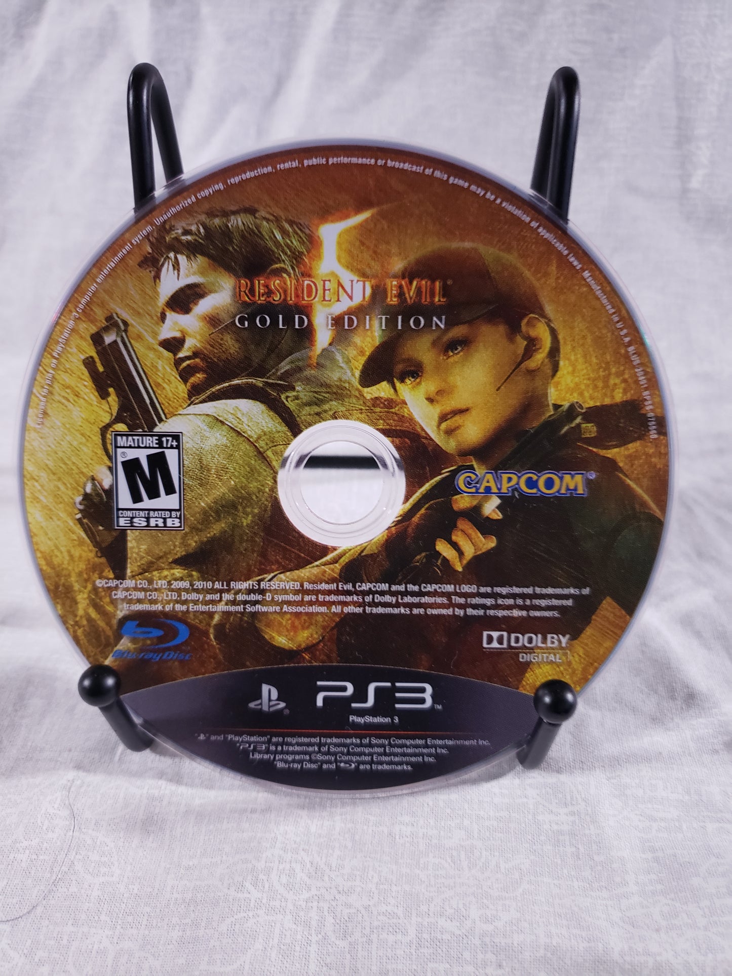 Resident Evil 5 (Sony PlayStation 3, 2009) Tested Very Good Disc Tested