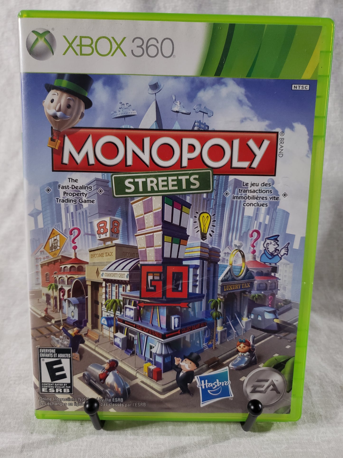 Monopoly Streets (Microsoft Xbox 360, 2010) Complete CIB Very Good