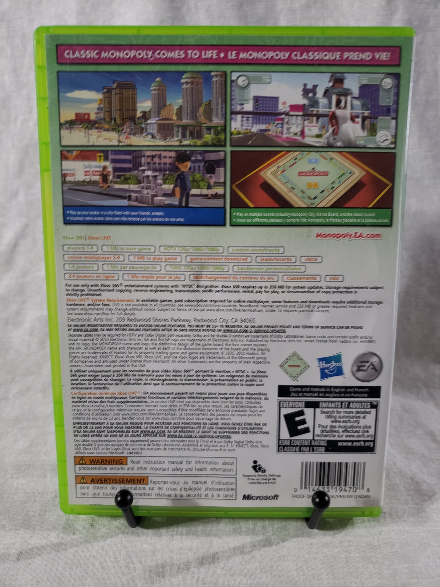 Monopoly Streets (Microsoft Xbox 360, 2010) Complete CIB Very Good