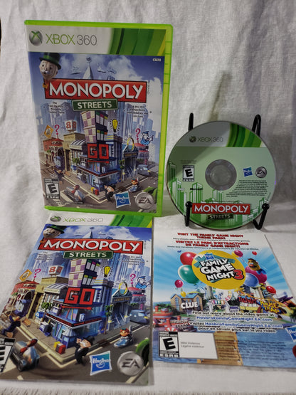 Monopoly Streets (Microsoft Xbox 360, 2010) Complete CIB Very Good