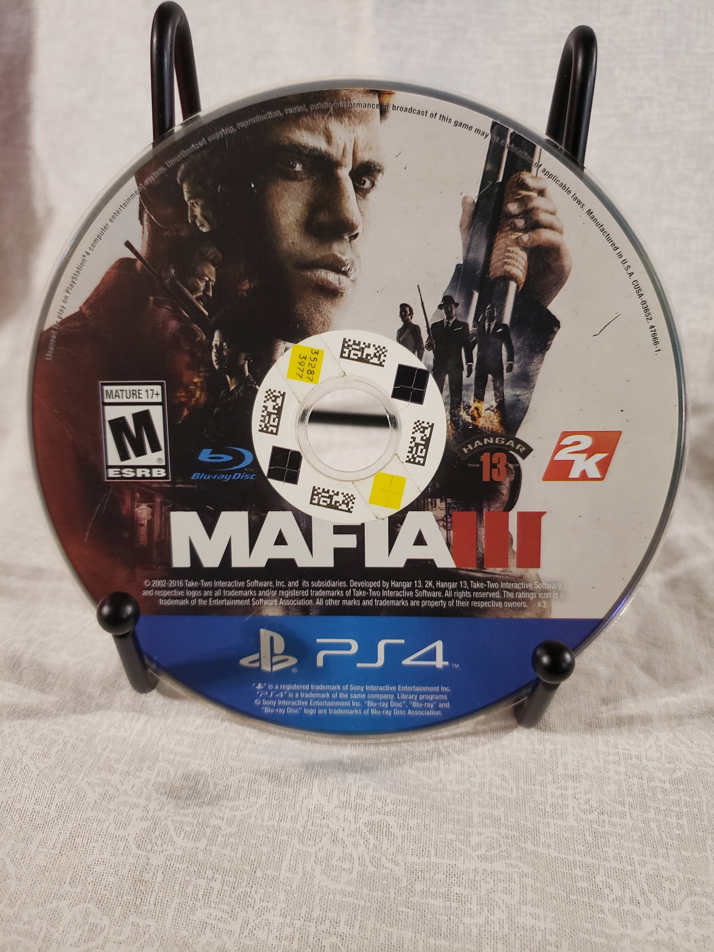 Mafia III (Sony PlayStation 4, 2016) Game Disc Good Tested