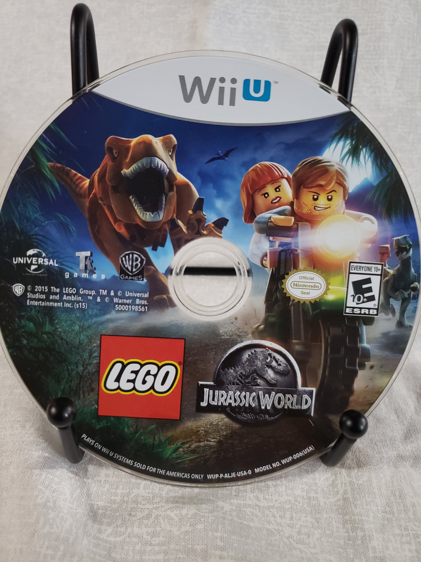 LEGO Jurassic World (Nintendo Wii U, 2015) Disc Good Tested