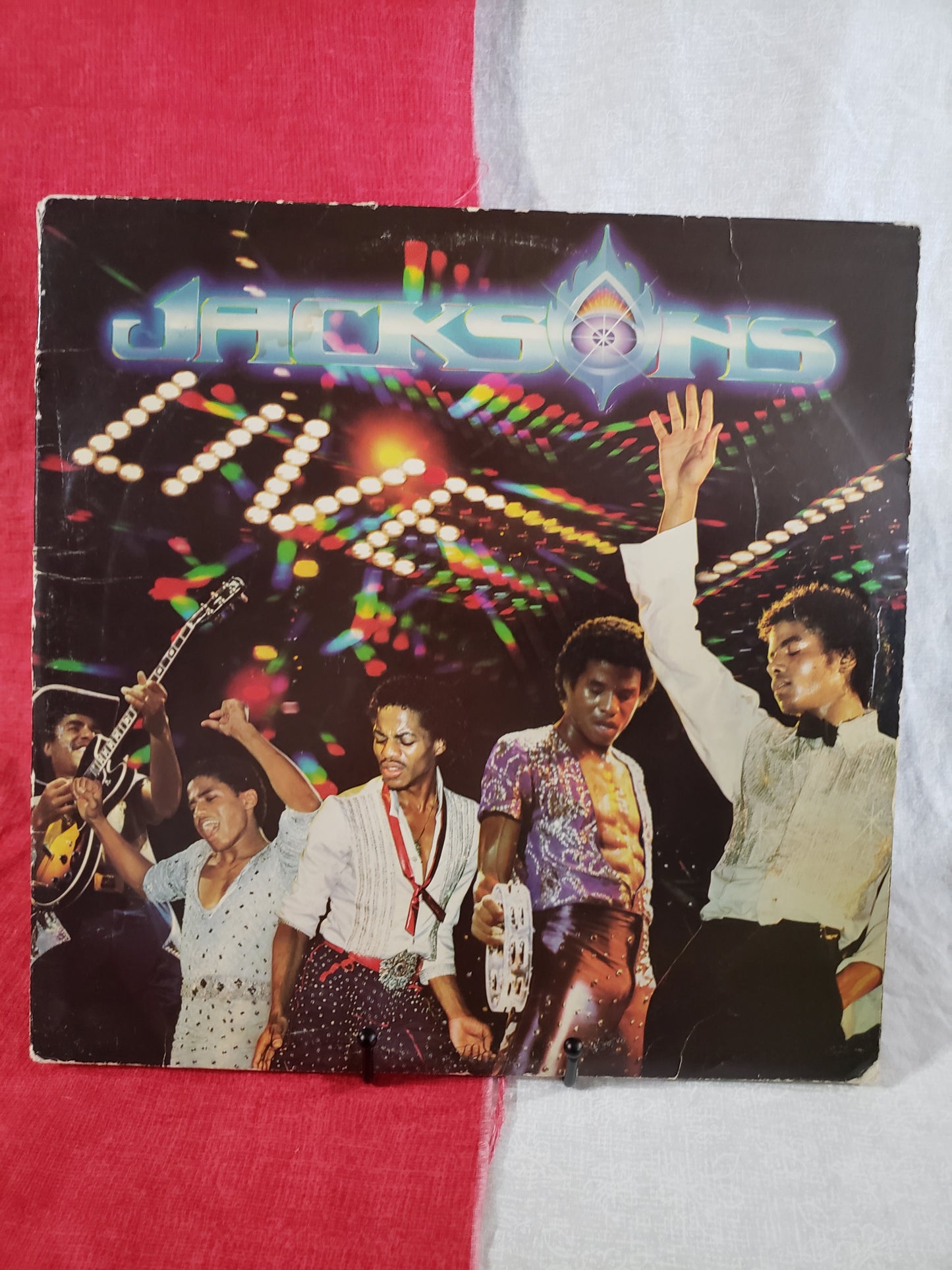 The Jacksons - Live - Double LP Vinyl Record - VG USA Pressing KE2-37545