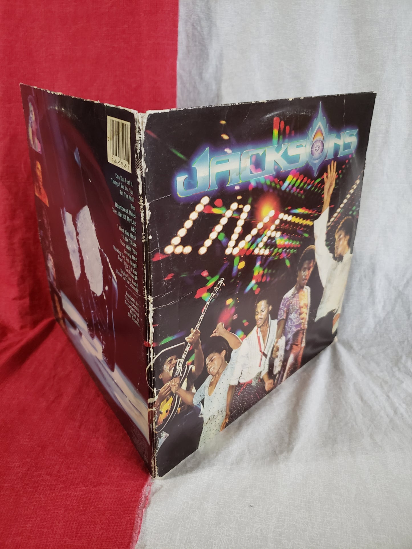 The Jacksons - Live - Double LP Vinyl Record - VG USA Pressing KE2-37545