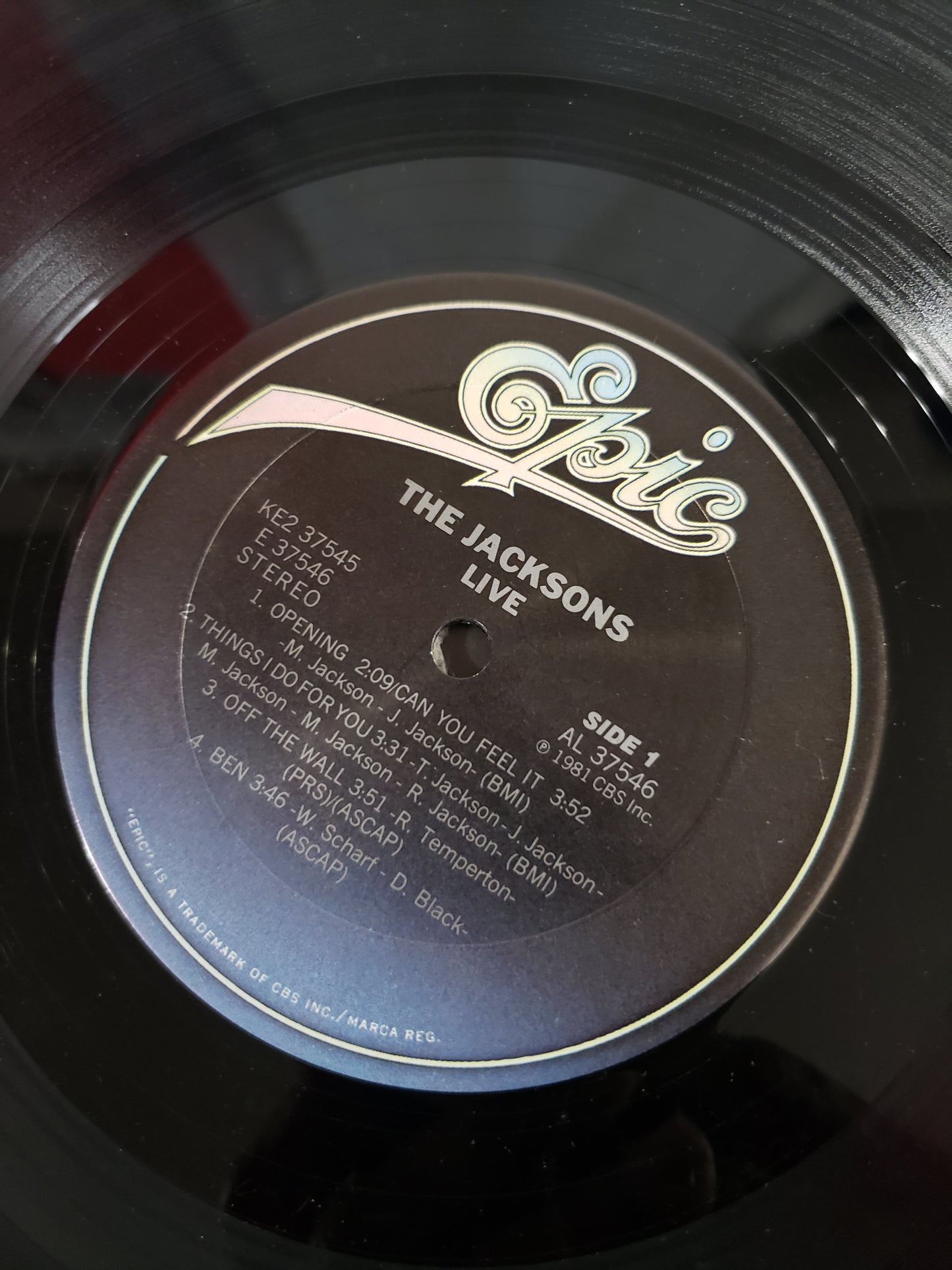 The Jacksons - Live - Double LP Vinyl Record - VG USA Pressing KE2-37545