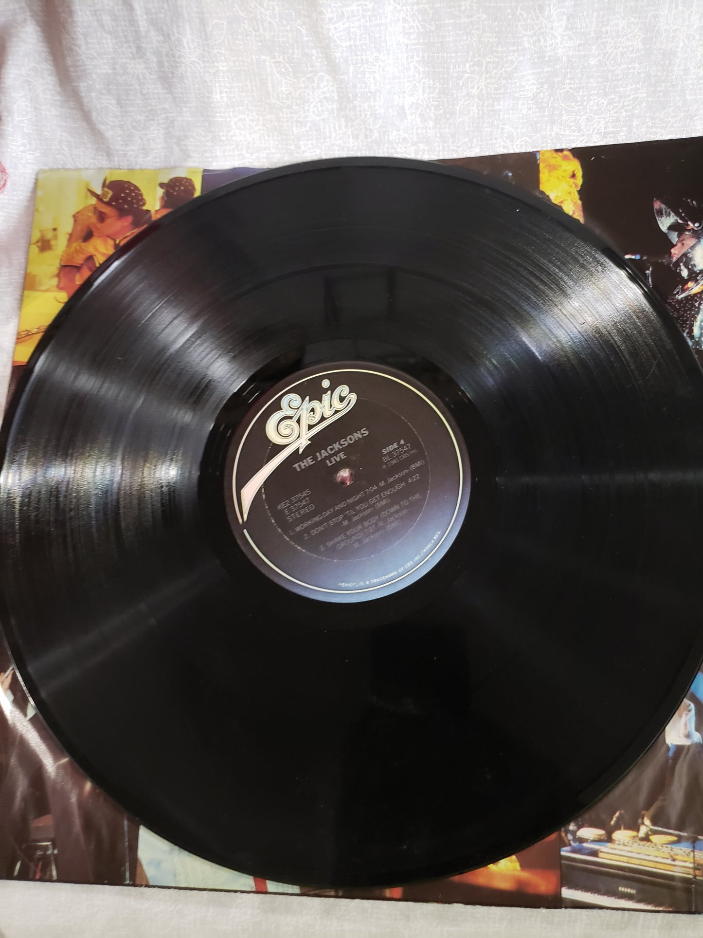 The Jacksons - Live - Double LP Vinyl Record - VG USA Pressing KE2-37545