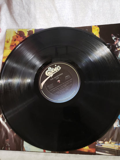 The Jacksons - Live - Double LP Vinyl Record - VG USA Pressing KE2-37545