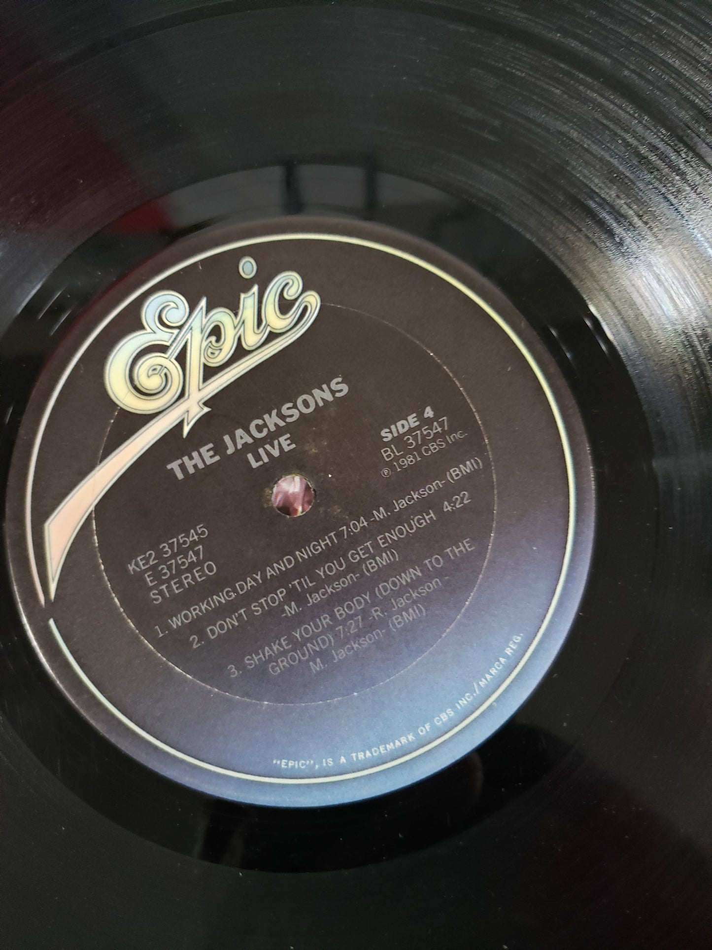 The Jacksons - Live - Double LP Vinyl Record - VG USA Pressing KE2-37545