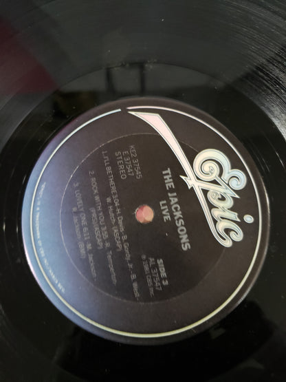 The Jacksons - Live - Double LP Vinyl Record - VG USA Pressing KE2-37545