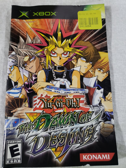 Yu-Gi-Oh The Dawn of Destiny (Microsoft Xbox, 2004)