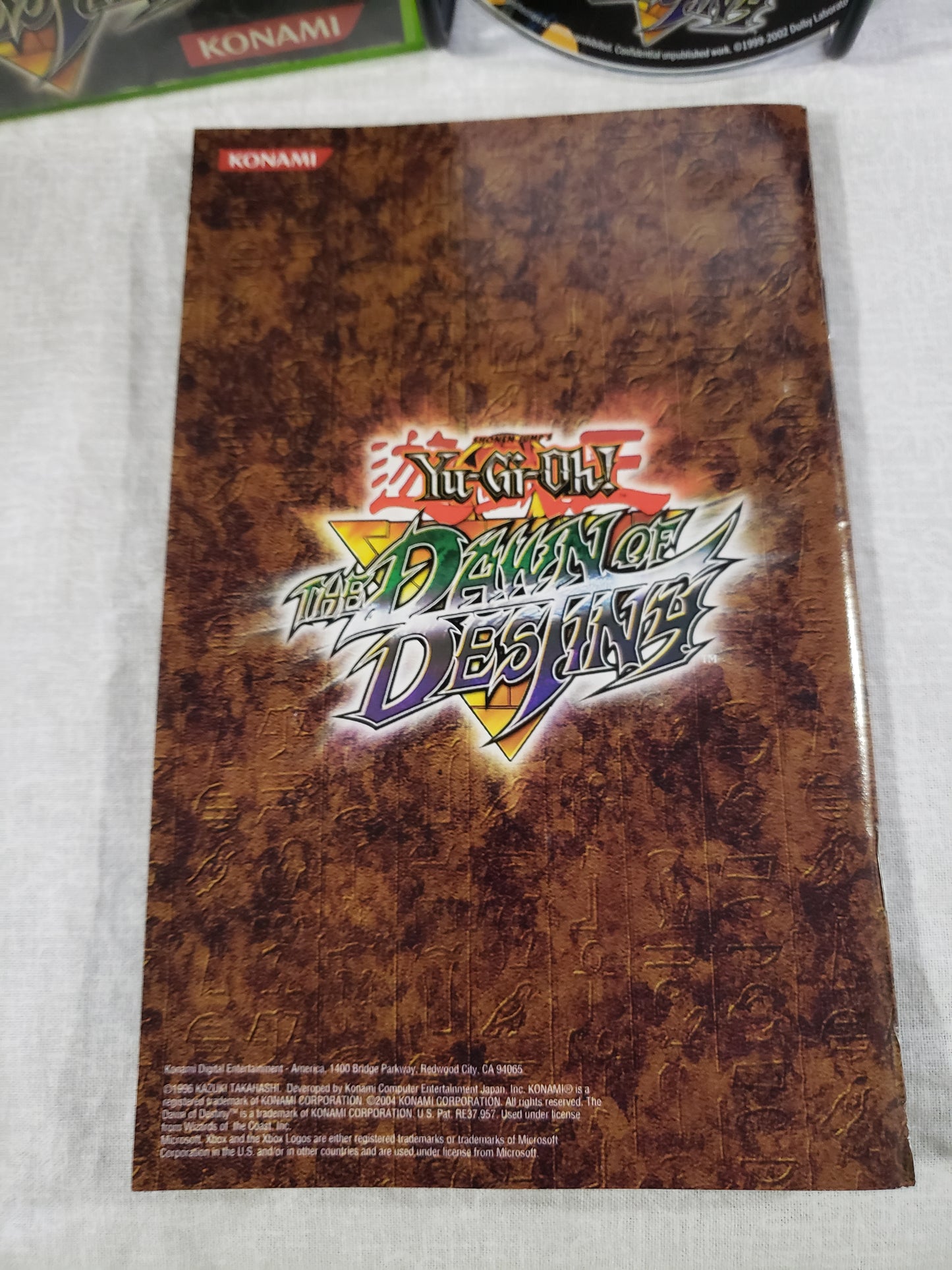 Yu-Gi-Oh The Dawn of Destiny (Microsoft Xbox, 2004)
