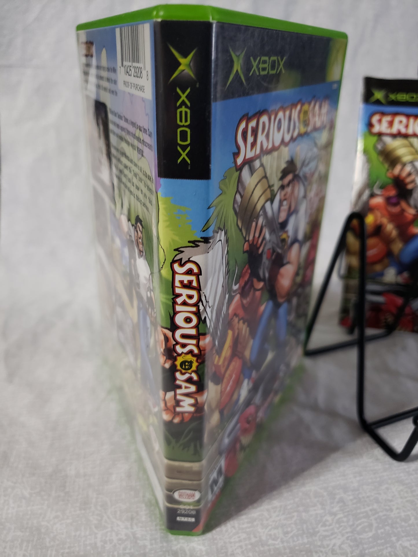 Serious Sam (Microsoft Xbox, 2002) Complete W/ Manual CIB Tested Retro Rare