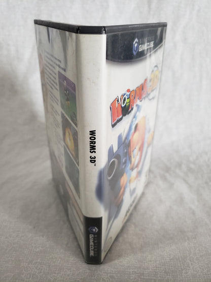 Worms 3D (Nintendo GameCube, 2004) Complete Manuel Registration Precaution CIB