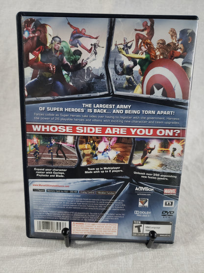 Marvel: Ultimate Alliance 2 (Sony PlayStation 2, 2009) Complete