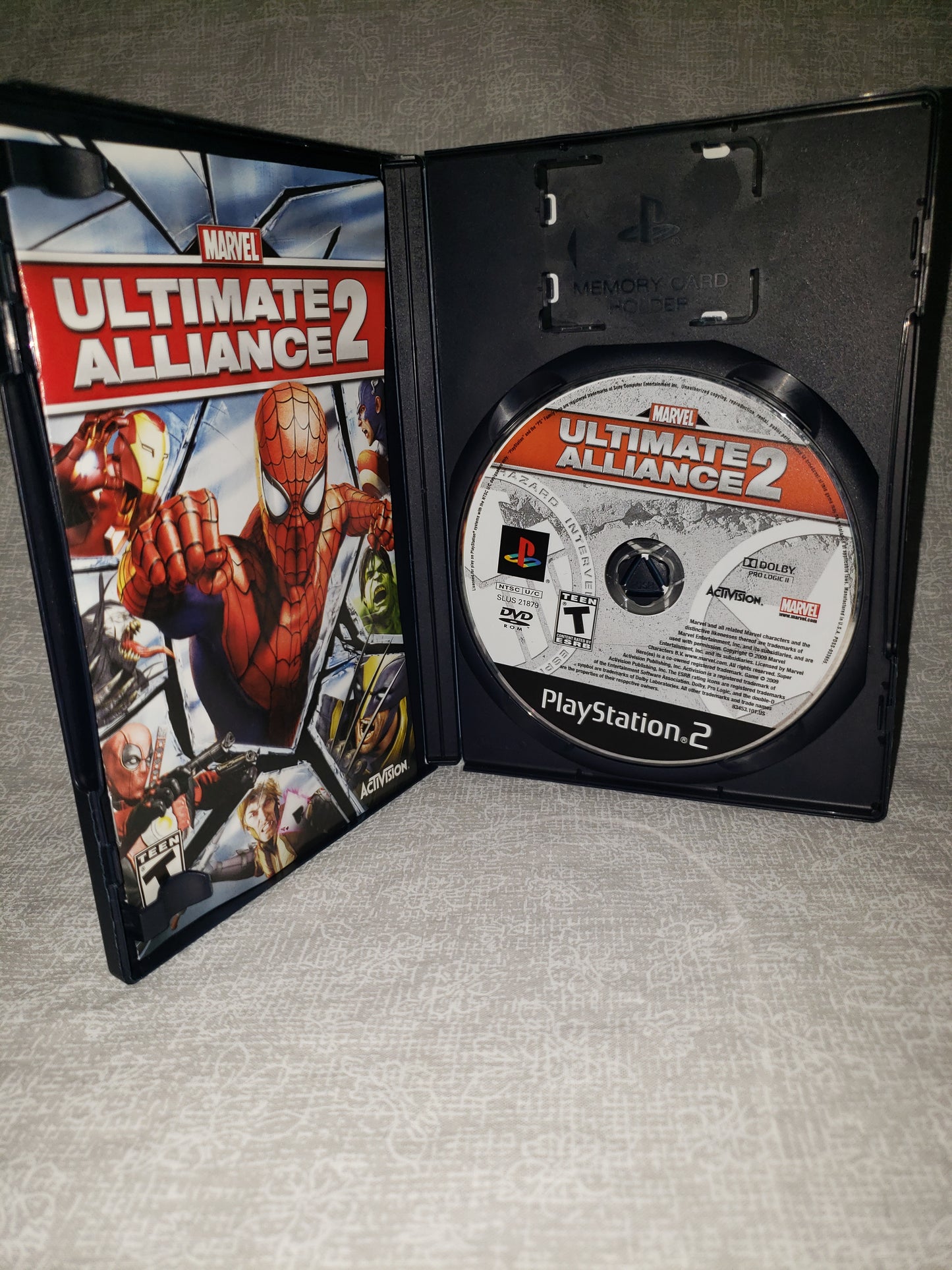 Marvel: Ultimate Alliance 2 (Sony PlayStation 2, 2009) Complete
