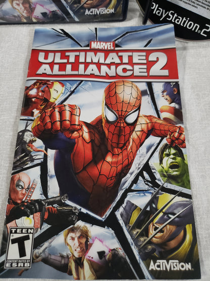 Marvel: Ultimate Alliance 2 (Sony PlayStation 2, 2009) Complete