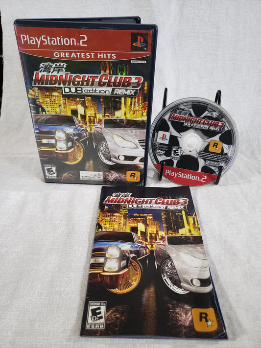 Midnight Club 3 Dub Edition Remix (Sony PlayStation 2 PS2, 2006)